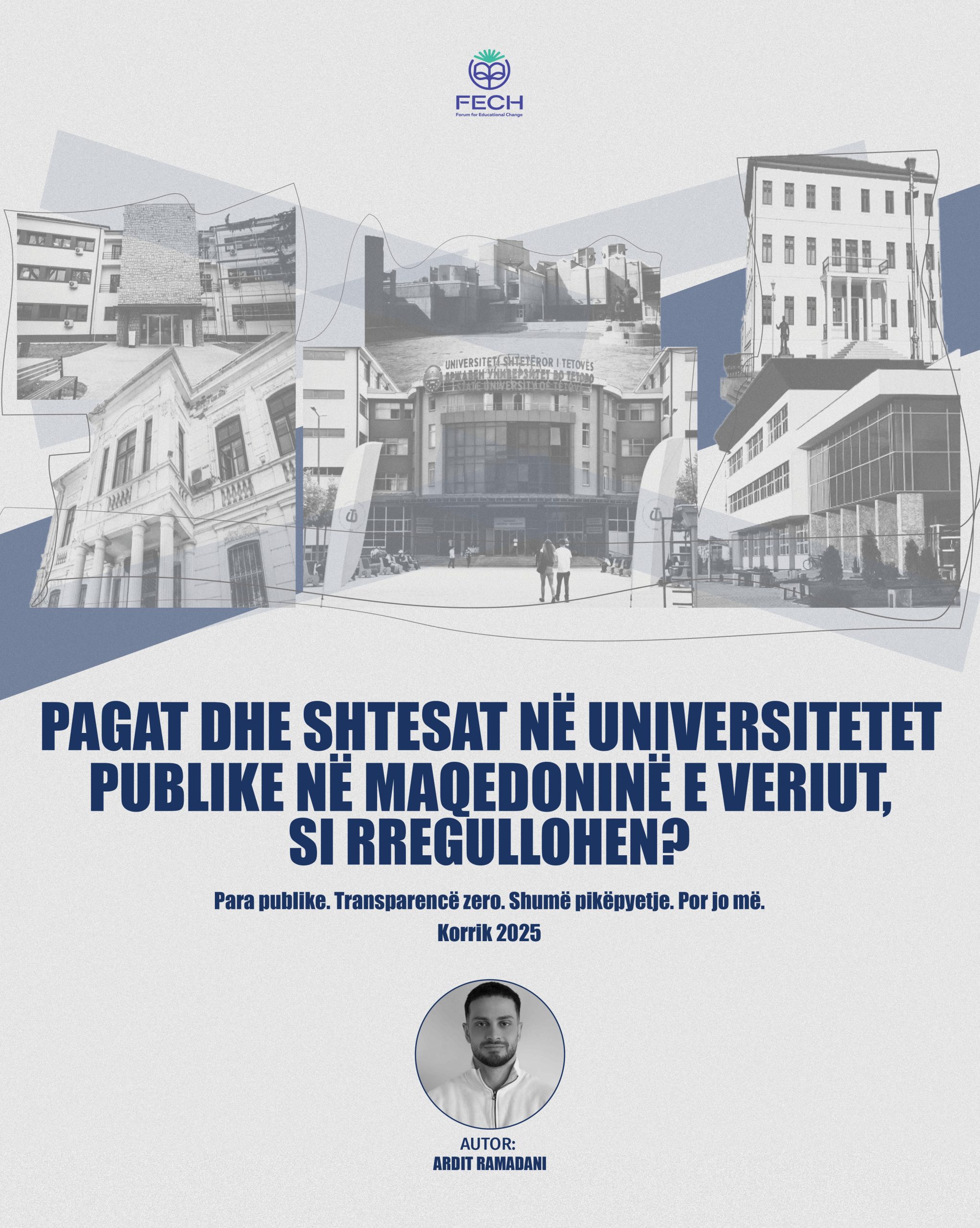Hulumtimi i FNA-së: Rektorët dhe kuadri akademik janë ndër njerëzit më të paguar në sektorin publik